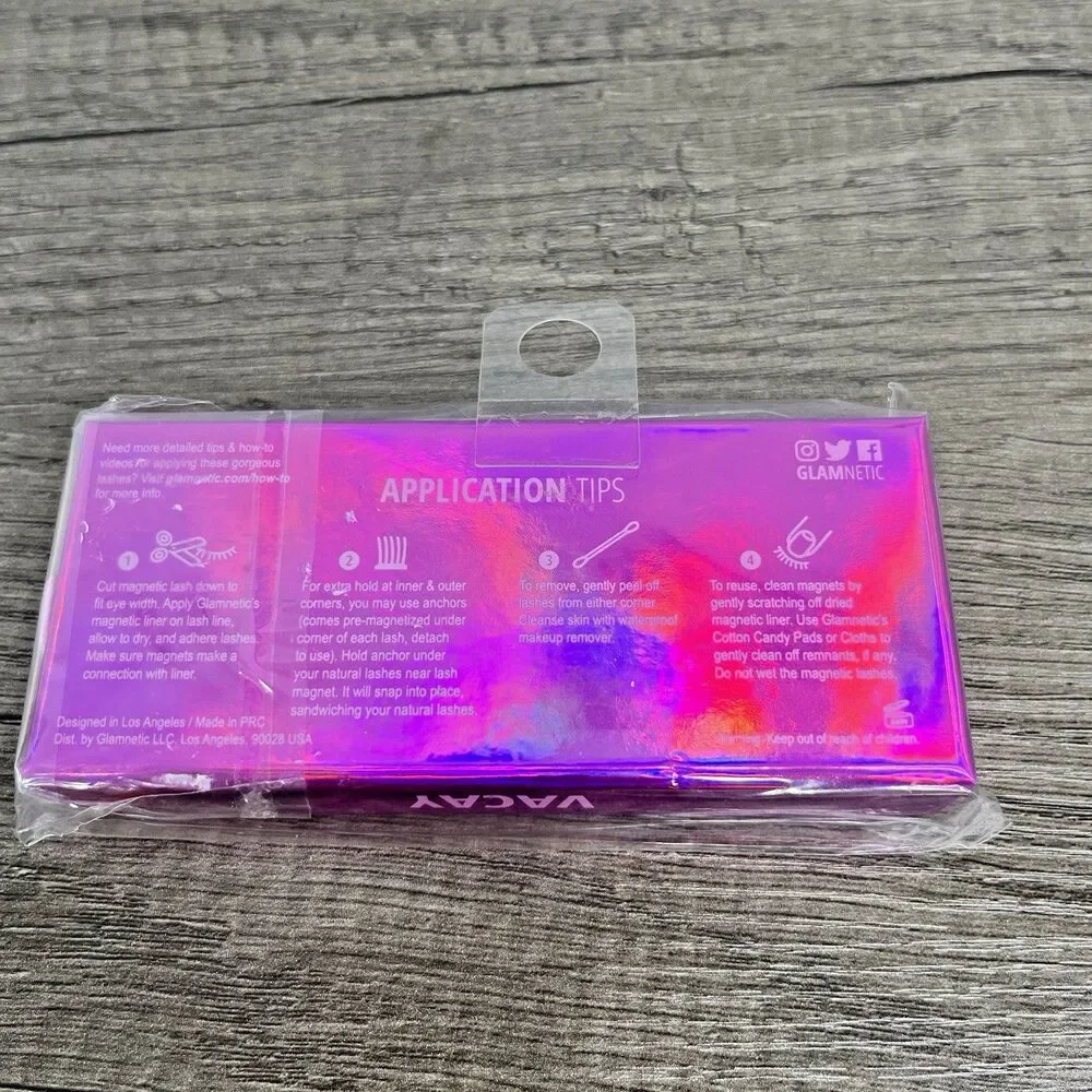 Glamnetic Magnetic Lashes VACAY Style, Up To 60 Wears Authentic NIB